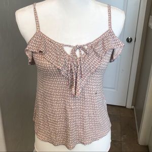 Aeropostale Ruffled Cami Top NWT
